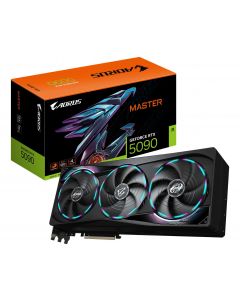 Gigabyte GV- N5090AORUS M- 32GD aorus geforce rtx 5090 master 32g tarjeta gráfica - 32gb gddr7, 512 bits, pci-e 5.0, 2655mhz frecuencia base, 3 x dp 2.1a, 1 hdmi 2.1b, gv-n5090aorus m-32gd