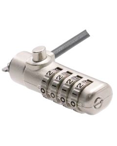 Manhattan 440493 candado laptop nano combinación 1.8mts gris