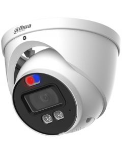 Dahua DH-HAC-ME1509HN-A-PV hac-me1509h-a-pv - camara domo tioc de 5 megapixeles/ disuasión activa sirena y estrobo integrado/ lente 2.8mm/ super adapt/ microfono 40 metros iluminacion (ir calida)/ metalica/ ip67/