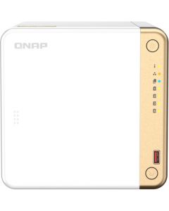 Qnap TS-462-4G-US nas ts-462-2g/4 bahias nucleo cuadruple 2 ghz gb ddr4, ampliable hasta 16gb/1 lan 2,5 gbe/usb 3.2 x2/sata/hot-swap/ sin discos/ hdmi 2.0