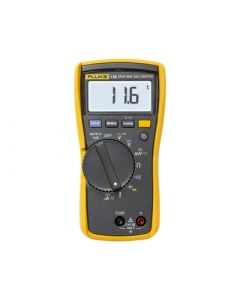 Fluke Fluke-116 multímetro digital para electricista, con termómetro integrado aplicaciones hvac, uso voltaje máximo de 600 v, pantalla led retroiluminada