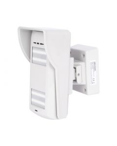 Hikvision DS-PD2-T12P-WEL/W ds-pd2-t12p-wel w (ax hub) detector dual-tech inalámbrico para exterior + montaje de pared