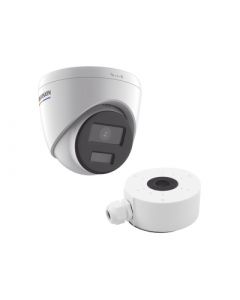 Hikvision DS-2CD1327G0-L(C)/XSP ds-2cd1327g0-l(c) xsp kit de cámara + montaje  turret ip 2 megapixel imagen a color 24 7 poe lente 2.8 mm luz blanca 30 mts exterior ip67 dwdr
