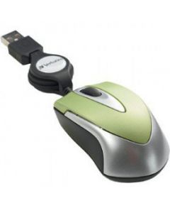 Verbatim bdl-97254 Mini Optical Travel Mouse Green