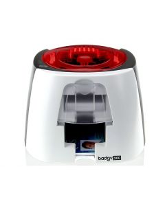 B22u0000rs Evolis Badgy200 Pintar Por Sublimacion Transferencia Termica Color 260 X 300dpi Negro, Rojo, Blanco Impresora De Tarjeta Plastica