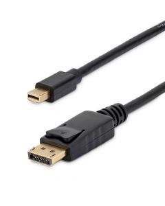 Mdp2dpmm10 Startech Cable De 3m Adaptador Mini Displayport 4k 1.2 Macho A Macho- Negro