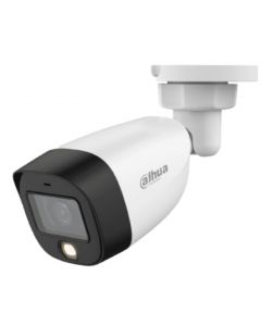 Dahua DH-HAC-HFW1209CN-A-LED hac-hfw1209cn-a-led - cámara bullet full color 1080p/ lente de 2.8 mm/ 106 grados apertura/ micrófono integrado/ luz blanca 20 mts/ dwdr/ starlight/ ip67/ soporta cvi/ahd y cvbs/ #fullcolor