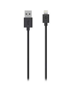 Belkin f8j023bt04-blk F8j023bt04blk Synccharge Cable 2.1a Ltg 4  Black