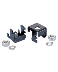 Panduit F2PCLB12 soporte de rack escalonado fiberrunner, 2 piezas, negro