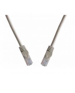 Saxxon PC6UMC3FTGY aPC6UMC3FTGY - patch cord utp  cat 6 color gris 90 cms bota moldeada tipo c