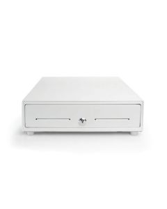 Star Micronics 37965550 Cash Drawer Cd3-1313wt45-s2 White 13wx13d Printer Driven 4bill-5coin 2 Media Slots Cable Included