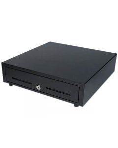 Star Micronics 37965580 Cash Drawer Black 16wx16d Printer Driven 4bill-8coin For Canada 2 Media Slots Cable Included
