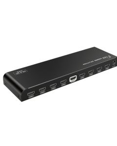 Saxxon LKV318HDR-V2.0 - divisor de video hdmi  1 entrada y 8 salidas/ soporta resolución ultra hd 4k&2k @30 hz/ distancia 10 metros en salida/ switch edid/