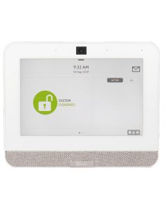 Qolsys IQP4006 - sistema de alarma iqpanel4 autocontenido , con pantalla tactil 7", power g 915 mhz + honeywell 345 mhz. 4 bocinas integradas (4w). para la plataforma alarm.com