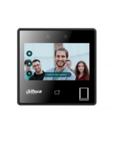 Dahua DHI-ASI3214A-W - control de acceso con reconocimiento facial/ pantalla touch 4.3 pulgadas/ 3,000 rostros/ rango .3 a 1.5 metros/ 5,000 huellas/ tarjetas mifare/ wifi/ tcp/ip/ wiegand y rs485/ p2p/
