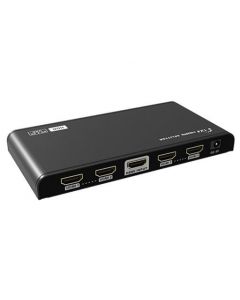 Saxxon LKV314HDR-V2.0 - divisor hdmi 4k de 1 entrada y 4 salidas /soporta resolución x 2k ultra hd/ 1080p full soporte en hdr/ distancia 5m salidas/ ajuste switch edid
