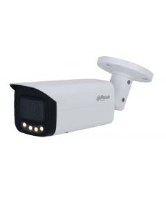 Dahua DH-IPC-HFW5449T-ASE-LED - cámara ip bullet full color de 4 megapixeles/ lente 2.8 mm/ 60 metros iluminación/  micrófono integrado/ detección facial/ conteo personas/ protección perimetral/ epoe/ ip67/ e&s alarma/ ranura para micro sd