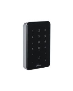 Dahua DHI-ASR2101A - lectora de tarjetas mifare con teclado touch/ para password/ conexión rs-485 y wiegand/ leds rojo verde/ fondo luz azul/