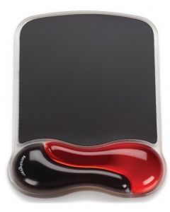 Kensington p5116  Mousepad Duo Gel Rojo Soporte