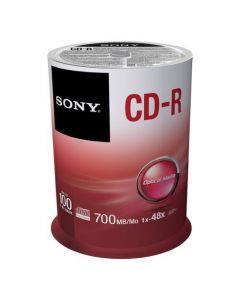 Sony 100cdq80sp/x/fp 100cdq80spxfp Campana De 100 Pzs Cdr 80min 700mb