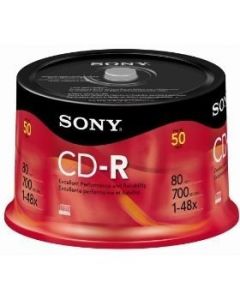 Sony 50cdq80sp/xmx/fp/us 50cdq80spxmxfpus Campana De 50 Pzs Cdr 80min