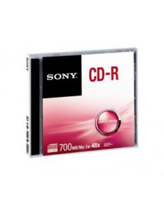 Sony cdq80se/xmx/afp/a Cdq80sexmxafpa Sobre Con 1 Pieza Cdr 80min 700mb