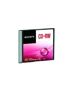 Sony crw80ss/t ww/ uc Crw80sst Ww Caja Con 1 Pza Cdrw Slim Case