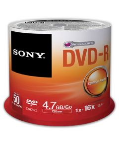 Sony 50dmr47sp/x mx 50dmr47spx Campana De 50 Pzs Dvdr 4.7gb  1x