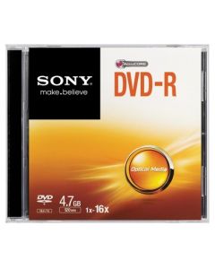 Sony dmr47ss Dvdr Virgen 4.7 Gb 16x Caja Rigida Individual