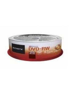 Sony 25dmw47spm/t uc 25dmw47spmt Campana De 25 Pzs Dvdrw 4.7gb 16x