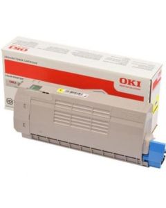 Okidata 46507601 tóner c712 115k páginas color amarillo
