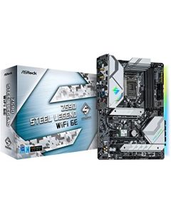 Asrock Z590 STEEL LEGEND WIFI 6E tarjeta madre soc 1200 ddr4 rgb m.2