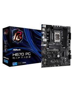 Asrock H670 PG RIPTIDE tarjeta madre soc 1700 ddr4  m.2 usb type c