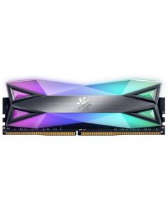Adata AX4U36008G18I-ST60 mem ddr4 xpg d60 rgb 8gb titanio 3600mhz (AX4U36008G18I-ST60)