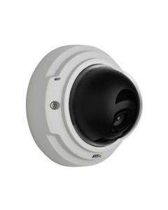 Axis 0467-001 p3354 12mm daynight fixed dome network camera with lightfinder in a discreet  tamper-resistant indoor casing vari-focal 33-12 mm p-iris lens remote focus and zoom max hdtv 720p or 1mp at 30 fps wdr - dynamic contrast