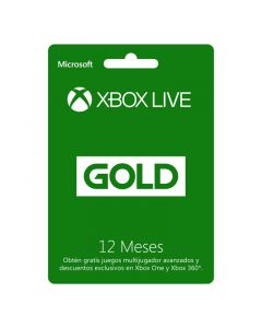 Microsoft 52m-00552 52m00552 Xbox Live Gold 12 Meses R15