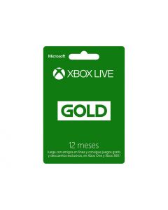 Microsoft 25j-00021 Xbox Live 12 Month Gold Cardfpp Geofencd