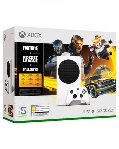 Microsoft RRS-00075 consola xbox series s 512gb bundle holiday caja maltratada