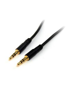Mu3mms Startech Cable 91cm Slim Delgado De Audio Estereo Mini Jack Plug 3.5mm Trrs - Macho A