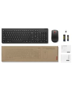Lenovo 4X31N50731 teclado y mouse inalámbricos essential wireless usb gen 2 color negro
