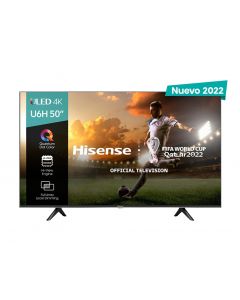 Hisense 50U6H televisor u6h 50" uled 4k uhd resolución 3840x2160 google tv