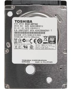 Toshiba hmq01abf050 Interno 2.5  500gb Toshi Sata 3gb 7mm