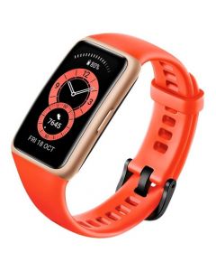 Huawei 55026650 band 6 pantalla 147" amoled compatible android 44ios 90 color naranja