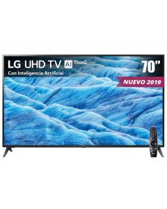Lg 70um7350pua 563018f Tv 70  Uhd 4k Inteligencia Arti Ai Thinq Magic Remorte Control Hdr