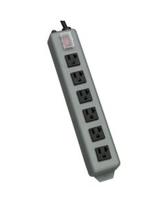 Tripp Lite UL620-15 barra de contactos industrial, 6 tomacorrientes, cable 4.57 m [15 pies], clavija 5-20p