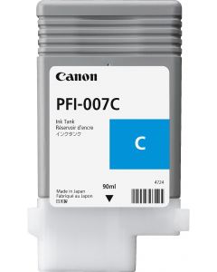 Canon 2144c001aa 591016x Pfi-007c 90ml Cian Cartucho De Tinta