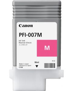 Canon 2145c001aa 591016y Pfi-007m 90ml Magenta Cartucho De Tinta