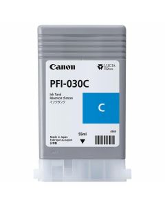 Canon 3490c001aa Pfi-030c Pigment Cyan Ink Cartridge 55ml