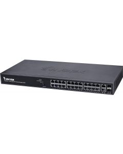 Vivotek AW-GEV-267A-370 awgev267a370 - switch  gigabit poe 24 puertos ge administrable 2 combo sfp 370w totales capa vivocam hasta 30w por puerto
