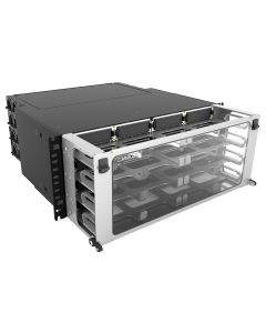 Commscope 760209965 | HD-4U high density 4u modular cassette sliding panel, accepts (16) g2 modules or mpo panels, providing up to 192 duplex lc ports 128